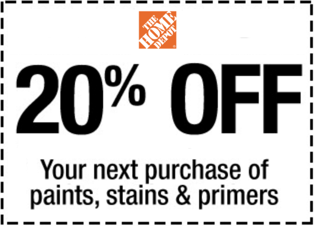 Home Depot 20 Off Paints Coupon Delivered Instantly to your Inbox